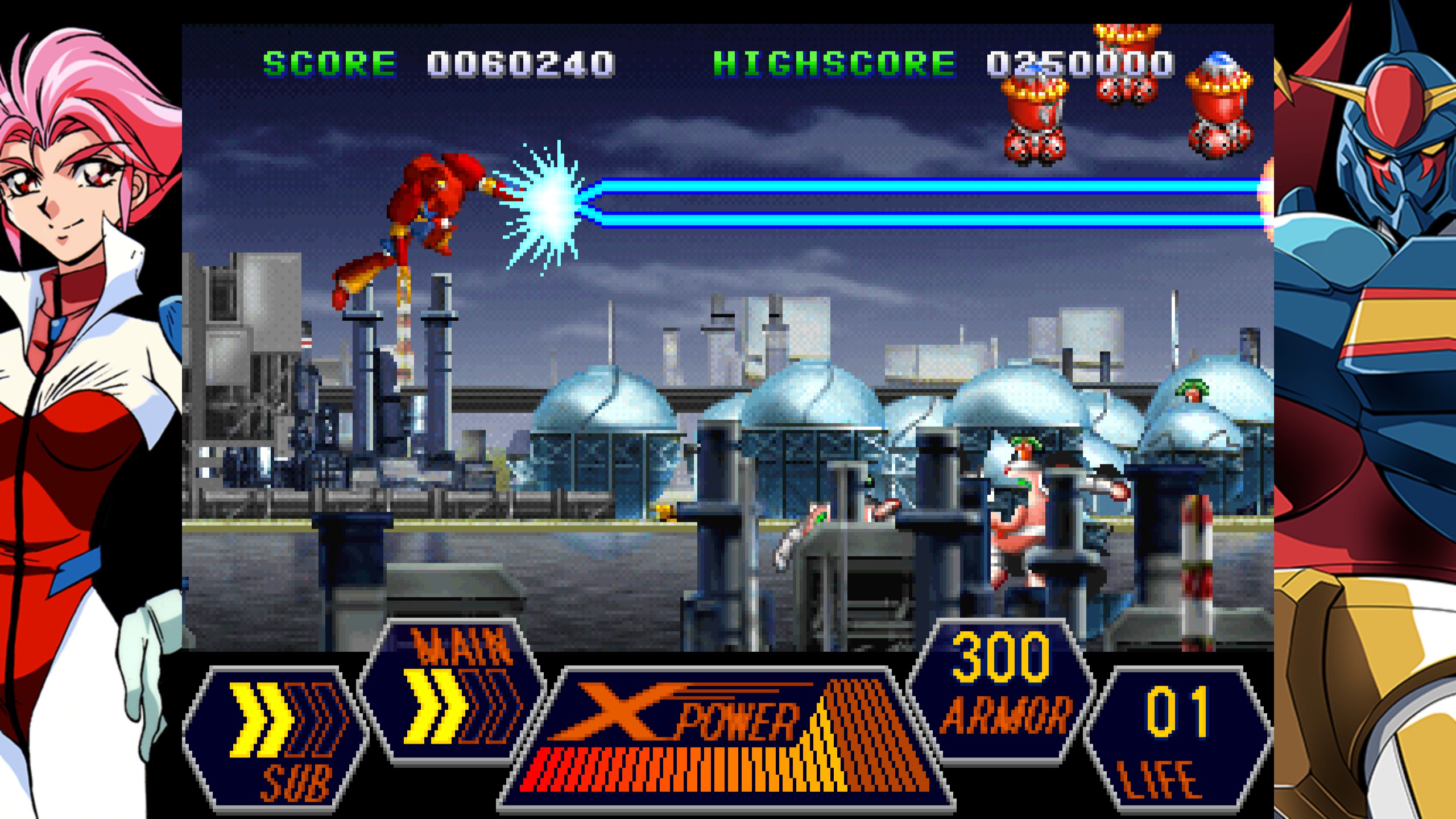 70s-style Robot Anime Geppy-X gameplay screenshot 4